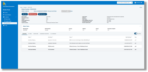 Board member portal