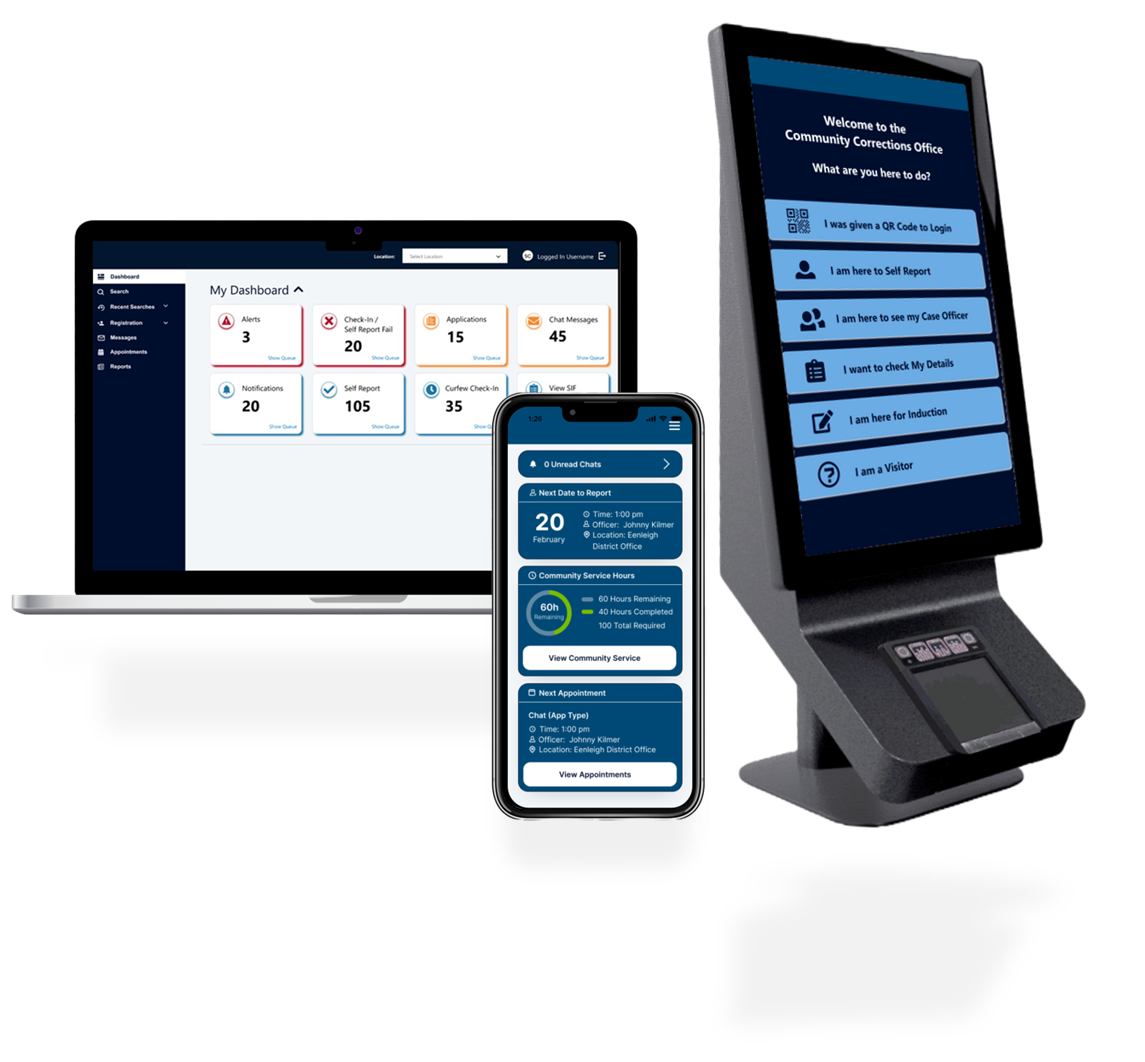 Hero image computer cell and kiosk